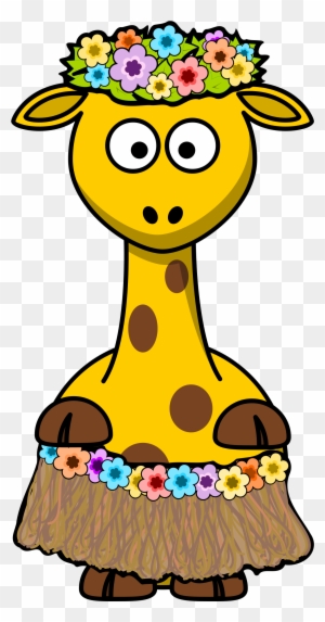 Hawaii - Clipart - Cartoon Giraffe