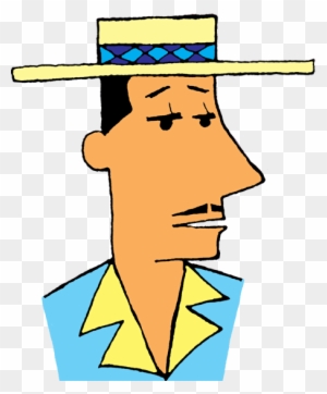 Man In Hat - Man With A Hat Clipart