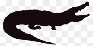 Clipart Alligator Silhouette Clip Art - Alligator Silhouette Clip Art