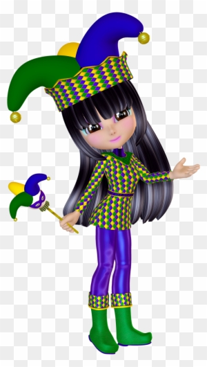 Jester Clipart For Mardi Gras Or Other Special Occasions - Mardi Gras Poser Png