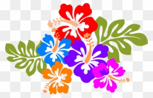Hawaiian Flower Hawaiian Clipart 6 Hawaii Flower Hibiscus - Hawaiian Luau Clip Art