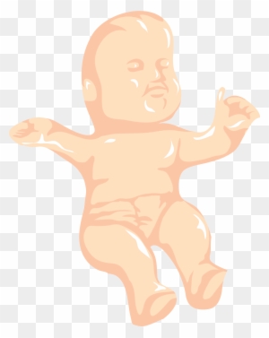 Mardi Gras King Cake Baby - King Cake Baby Clipart