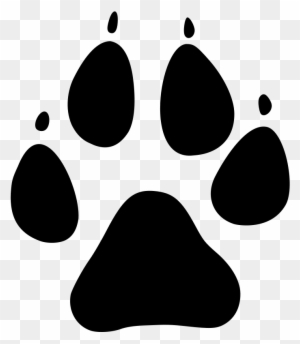 Paw Print Dog Paw Vector Graphic - Dog Paw Print Vector