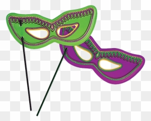 Mardi Gras Ball Schedule - Mardi Gras Mask On Stick