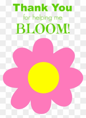 Eos Lip Balm Thank You Free Printable - Thank You For Helping Me Bloom Printable