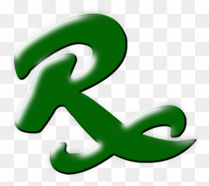 Rx Symbol Black Bold Plain Clipart Image - Pharmacy Symbol Rx
