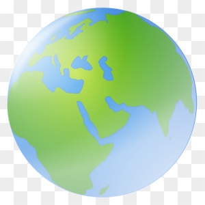 Clipart - World Globe - Earth