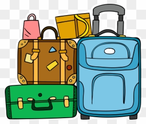 Suitcase Baggage Travel - Luggage Cartoon