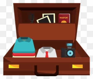 Brown Suitcase Travel Tourism Icon - Bag
