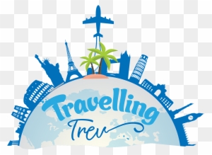 Welcome To Travelling Trev - World Travel Symbols Png