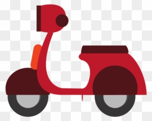 Red Motorcycle Travel Transport Icon - Transport
