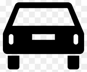 Free Car Pictogram Rear - Car Back Icon Png