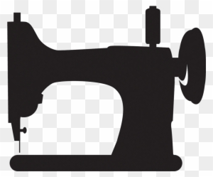 Sewing Machine Clipart Silhouette - Sewing Machine Clipart Black And White