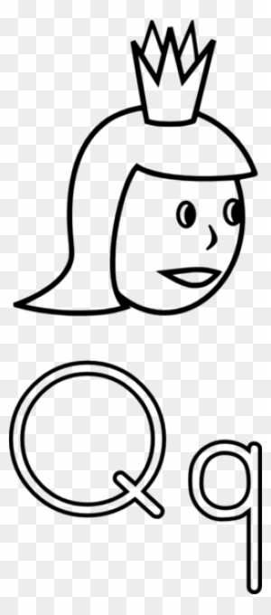 Q Is For Queen - Coloring Book - Free Transparent PNG Clipart Images