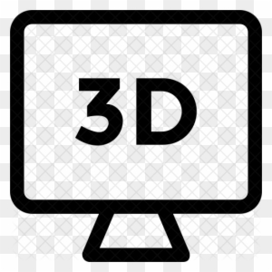 3d Screen Icon - 3d Printing