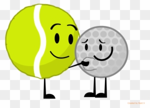 Tennis Ball Ruping Golf Ball's Stomach By Thedrksiren - Tennis Ball And Golf Ball Bfdi