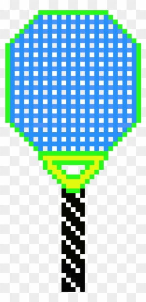 Pixel Tennis Racquet - Pixel Art Tennis