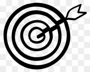 Bullseye Black And White Clipart - Black And White Patterns