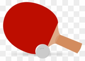 Ping Pong Racket Png Image - Table Tennis Bat Vector