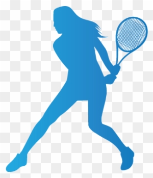 Some Of Our Customers - Tennis Girl Silhouette