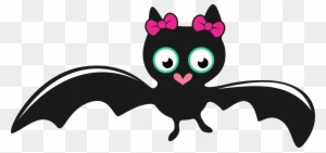 Bat Girl Cute Halloween Svg Cuttable Design - Cute Halloween Bat Clipart