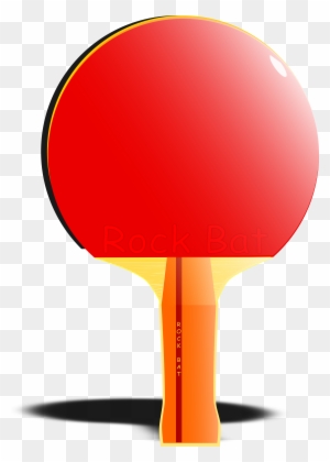 Pong Buster - Clip Art Table Tennis Bat