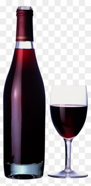 Wine Bottle Png Clipart - Wine Bottle And Glass Png