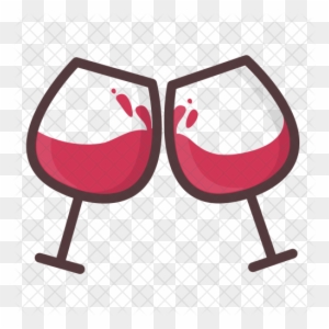 Wine Icon - Wine Glasses Cheers