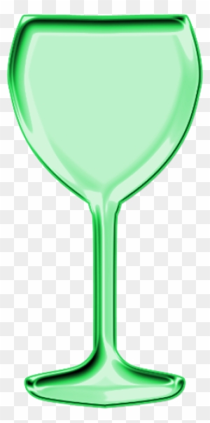 Green Glass Goblet Png By Clipartcotttage - Green Glass Clipart