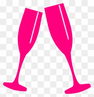 Champagne Glass Clip Art - Pink Champagne Glass Clip Art