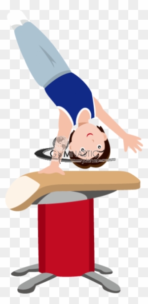 Gymnast Clipart Vault - Gymnastics Vault Clipart Png