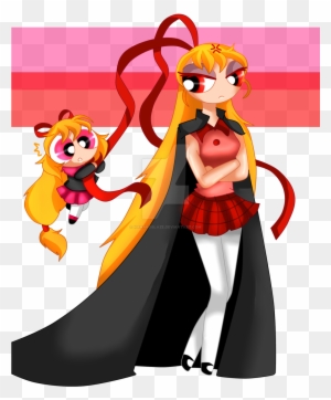 Powerpuff Girls Blossom And Brick Married Blossom And Brick Daughter Free Transparent Png Clipart Images Download