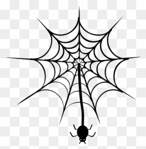 Down From Web Spider Icon - Spider Web Vector Png