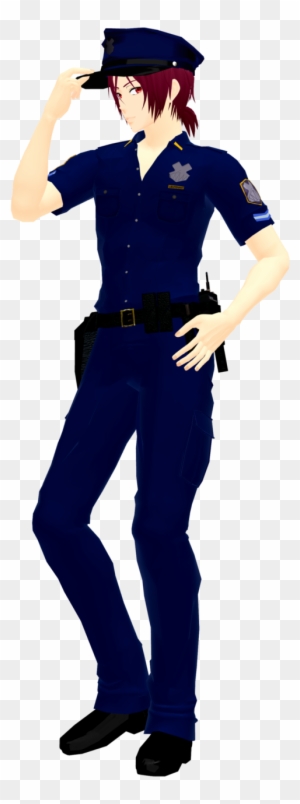 Police Officer Anime Uniform Deviantart - Anime Police Officer Png