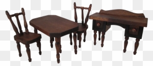 Wooden Doll Furniture - Kitchen & Dining Room Table