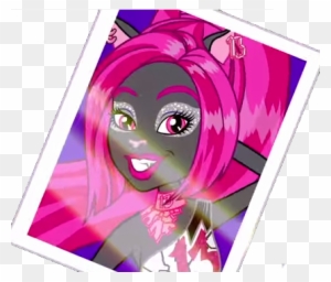 Monster high coloring pages catty noir