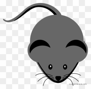 Cartoon Mouse Animal Free Black White Clipart Images - Black Mice Clip Art