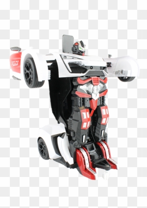 Rc Toy Transforming Robot Remote Control Super Sports - Rc Car White Robot Remote Control Transforming Autobot