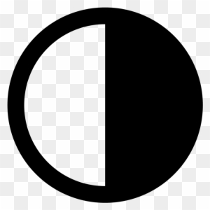 File - Third Quarter Moon Symbol