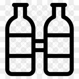 Oxygen Tank Icon - Water Bottle