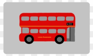 Red Routemaster Bus Doormat - Double-decker Bus