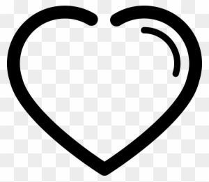 Heart Shape Outline - Free Transparent PNG Clipart Images Download