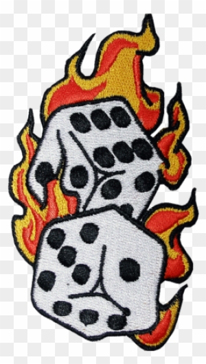 Clipart Info - Flaming Dice Png