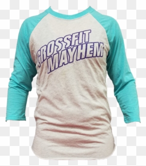 Mayhem 3/4 Sleeve Baseball Tee - Long-sleeved T-shirt