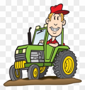 Tullamore Diecast And Model Show - Cartoon Farmer On Tractor