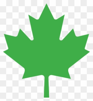 Green Maple Leaf - Leaf On The Canadian Flag