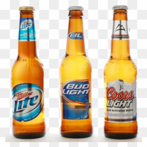 Bud Light Beer Bottle Clip Art Clipart Free Download - Miller Lite Vs Bud Light Vs Coors Light
