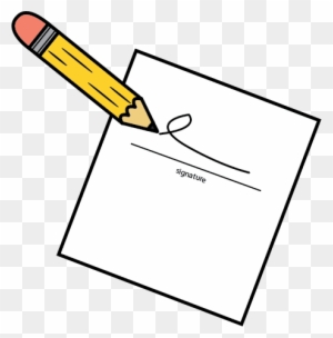 Signature Clip Art - Paper - Free Transparent PNG Clipart Images Download
