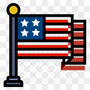 American, Flag, Nation, Pride, Usa, Holiday Icon - American Flag Icon