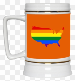 Lgbt Flag Maps Of American Usa Pride Month 2018 Mug - Mug There Is No Fun In Germany